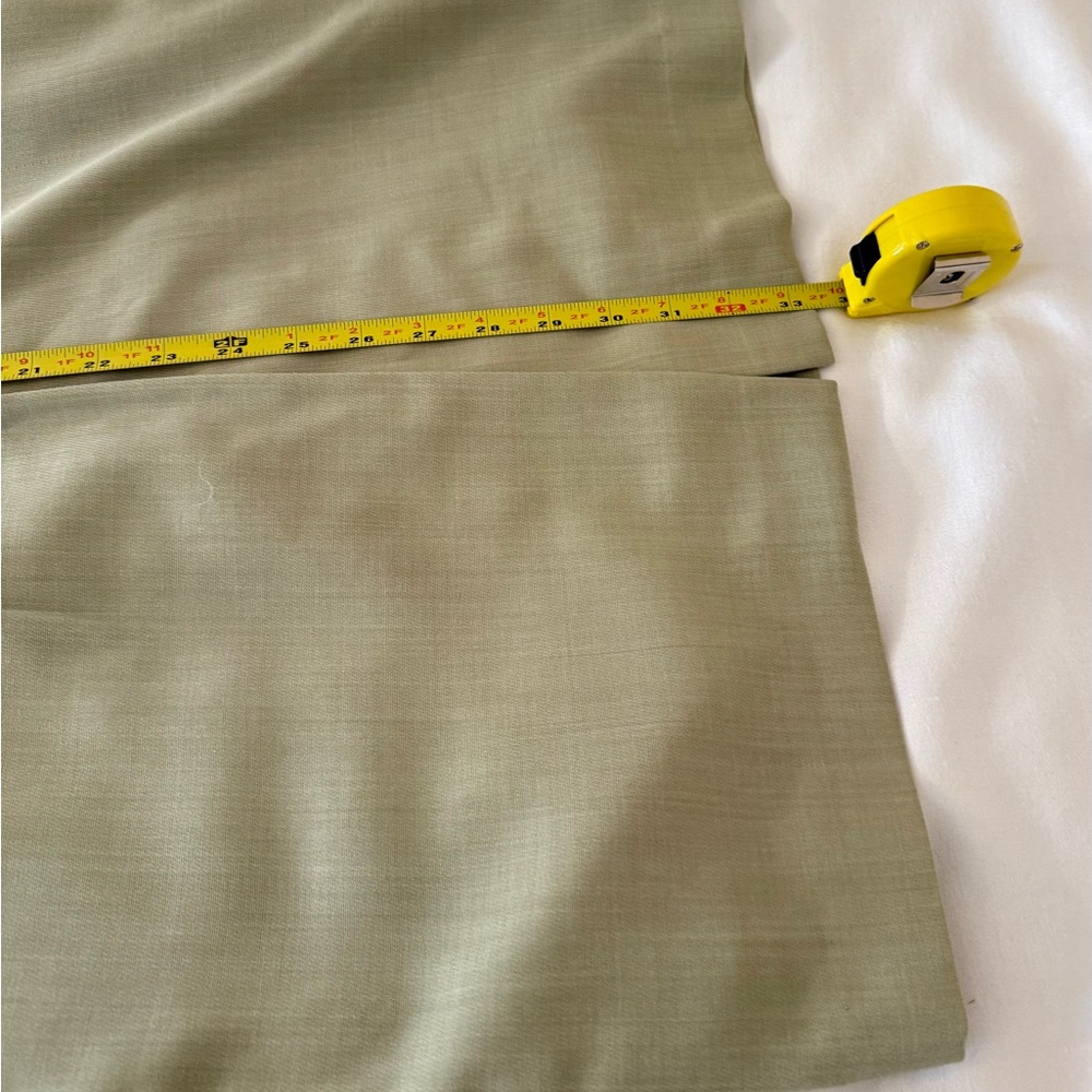 Mondi Olive Button-Front Pencil Skirt - Picture 4 of 4